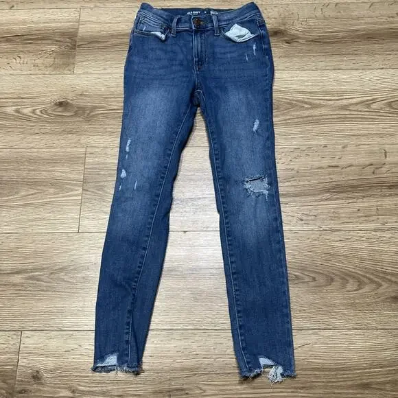Old Navy Girls Jeans Rockstar Jeggings Size 12 (A64)