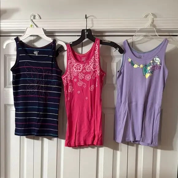 Old Navy‎ Pink and Purple Tank Tops Casual Lightweight Size XL Girls