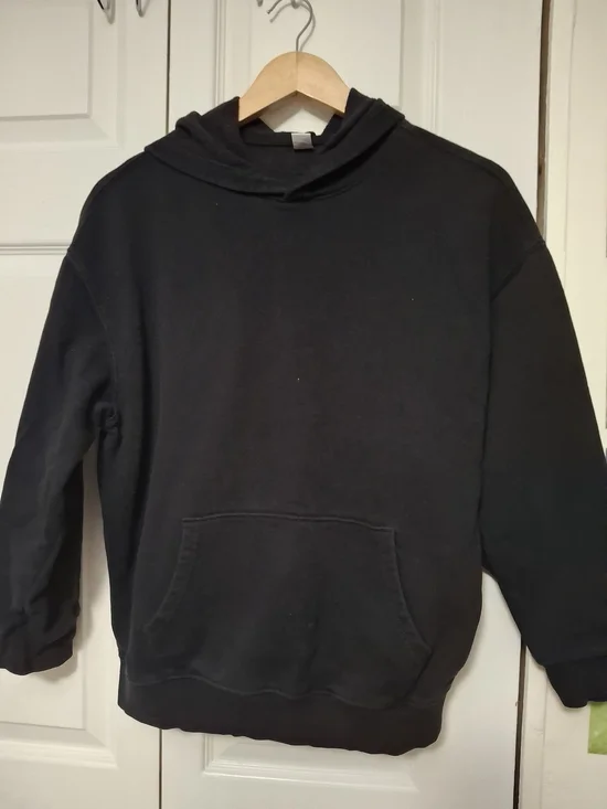 Old Navy Black Oversized Pullover Hoodie