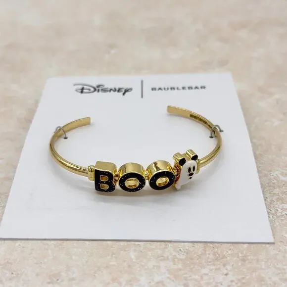 Baublebar Disney Mickey Mouse BOO Ghost Cuff Bracelet NEW