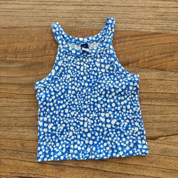 Old Navy Toddler Girl Flower Tank - Size 2T