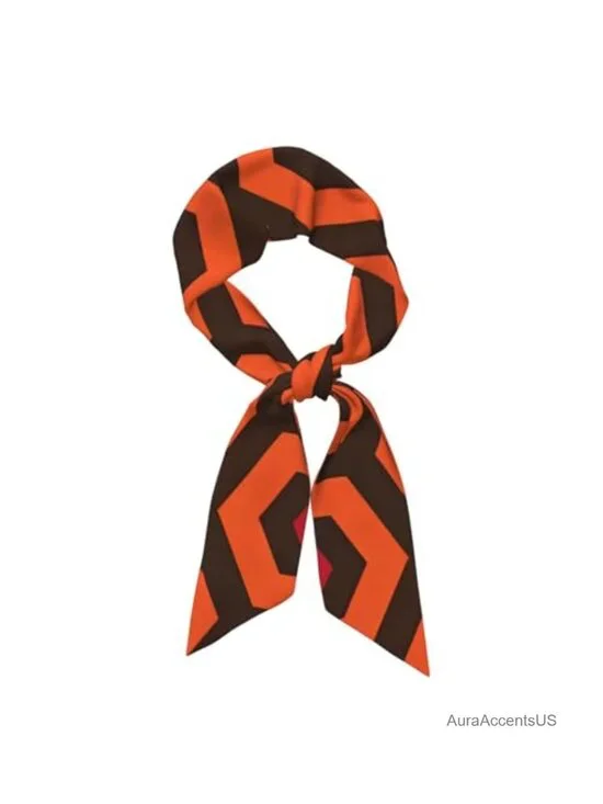 Polyester Satin Silk Fashion Scarf Neckerchief for Handbags Hair Head