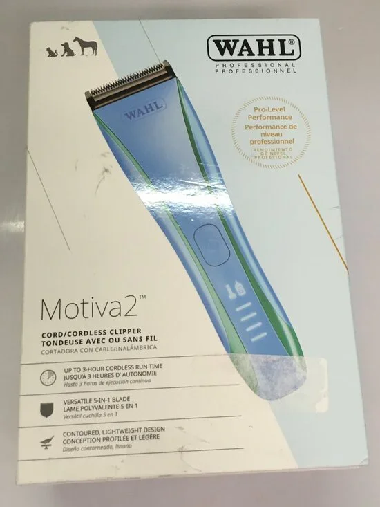 NEW Wahl Motiva2 - Professional Pet Clipper for Pets - Blue Ivy