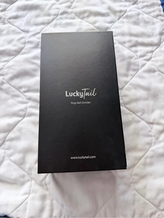 LuckyTail Dog Nail Grinder - Black Box