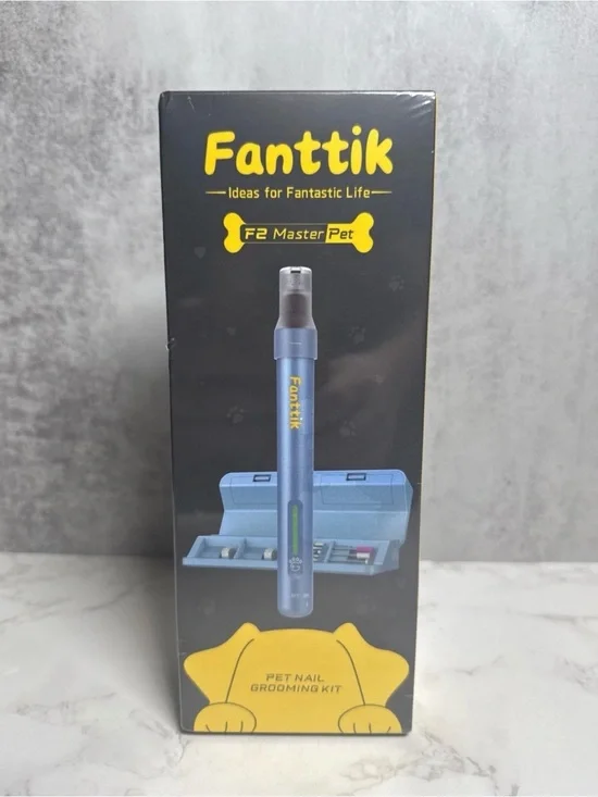 Fanttik F2 Master Pet Dog Nail Grinder Quiet, Safe Electric Rechargeable Blue