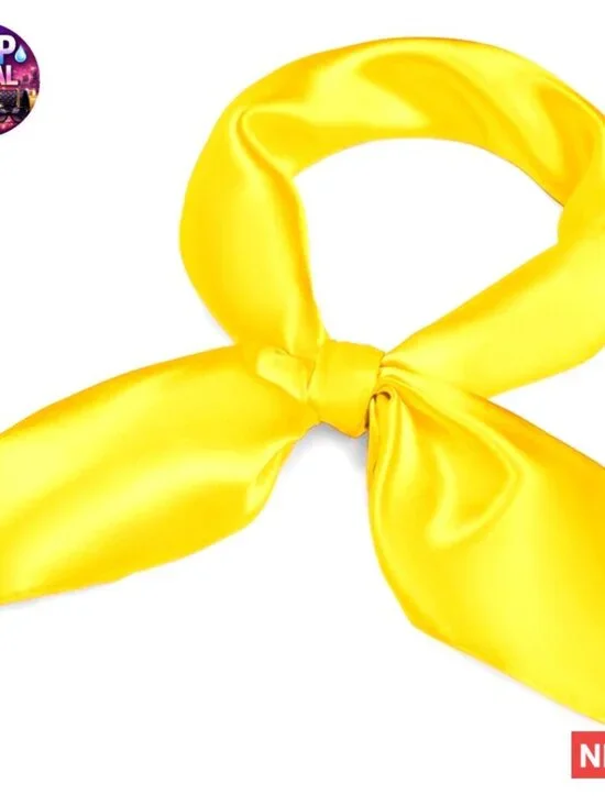 Silk Feeling Satin Scarf 23.5