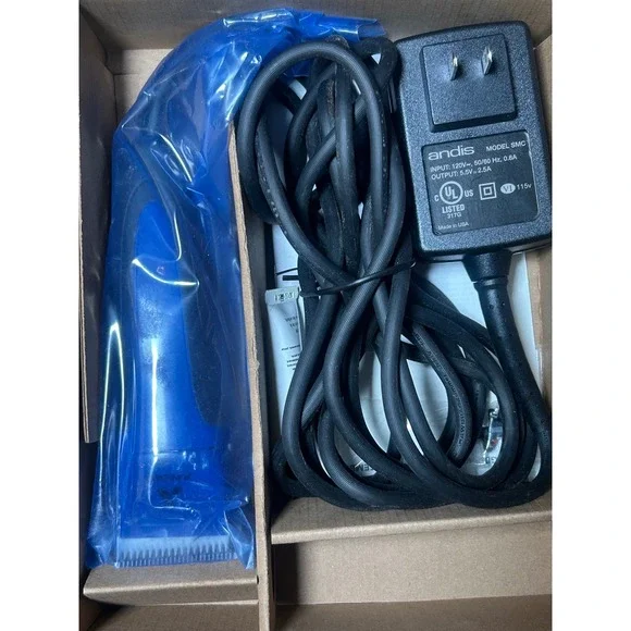 Andis Excel 5-Speed Professional Pet Clipper Blue Model SMC Rotary Motor USA