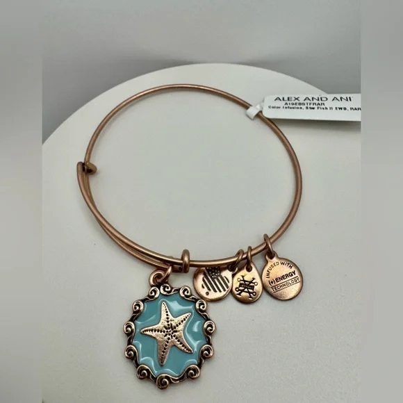 Alex & Ani Color Infusion Starfish Bangle NWT