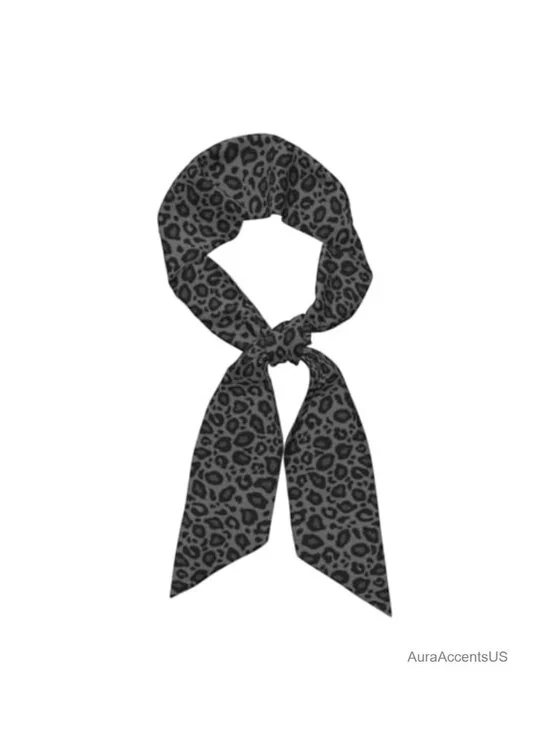 Silky Satin Fashion Scarf, Versatile Long Thin Headscarf for Hair, Neck, Handbag