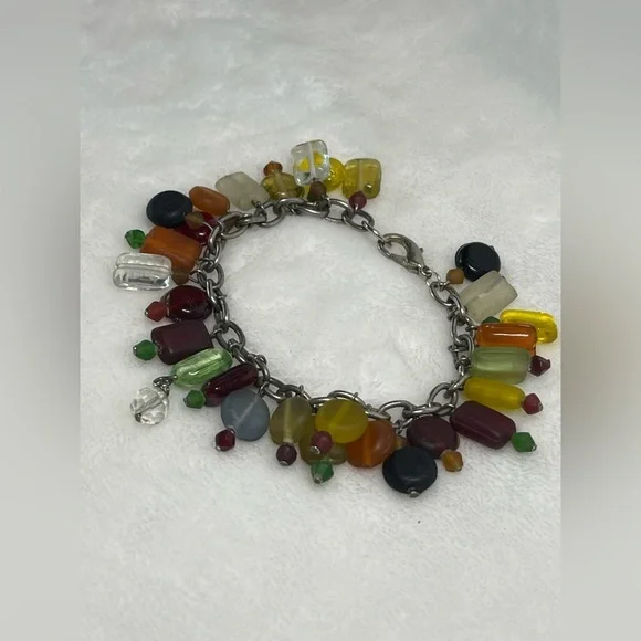 Vintage 1970’s glass bead bracelet