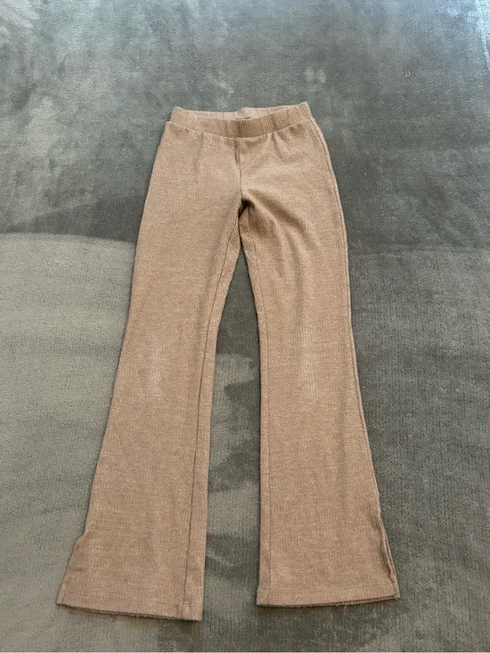 Old Navy Brown Knit Flare Kids Pants