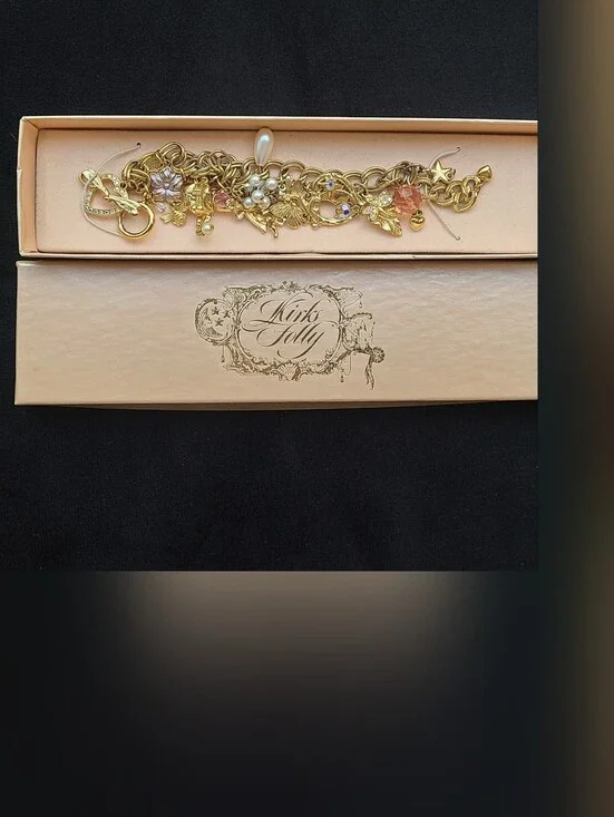 Kirks Folly Vintage Charm Bracelet