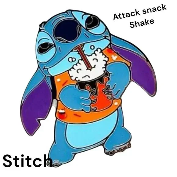 Stitch Attacks Snacks Mystery Pack Milkshake Disney Pin 2025 DLR Disney Parks