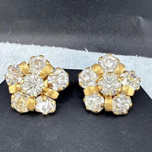 Vintage Rhinestone Button Lot‎ of 2