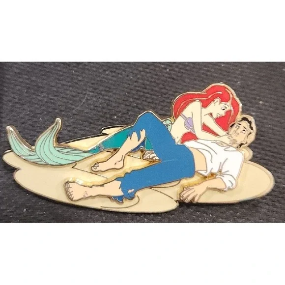 Disney Pin‎ MERMAID ARIEL RESCUES ERIC PP Preproduction Sample Proof LE 3 00009