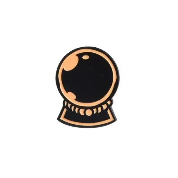 Fortune Teller Crystal Ball Pin Brooch