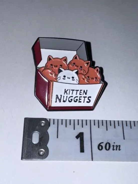 Kitten Nuggets Cat Kitten Pin Brooch