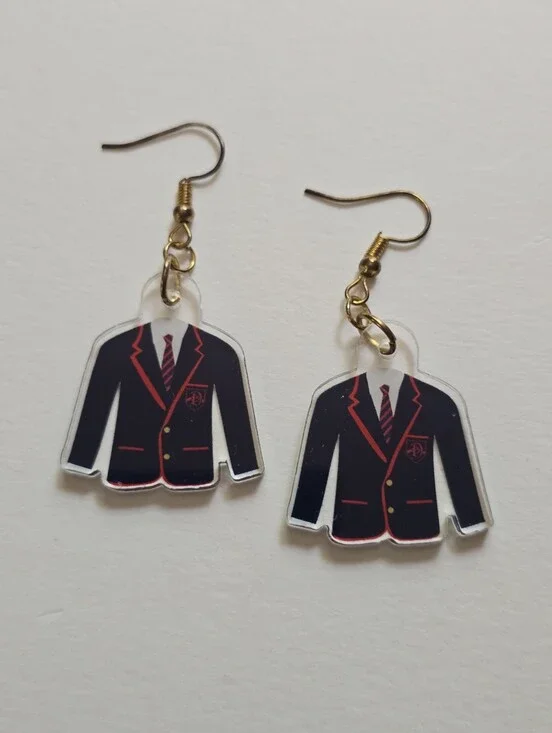 Glee Blazer Jacket Earrings