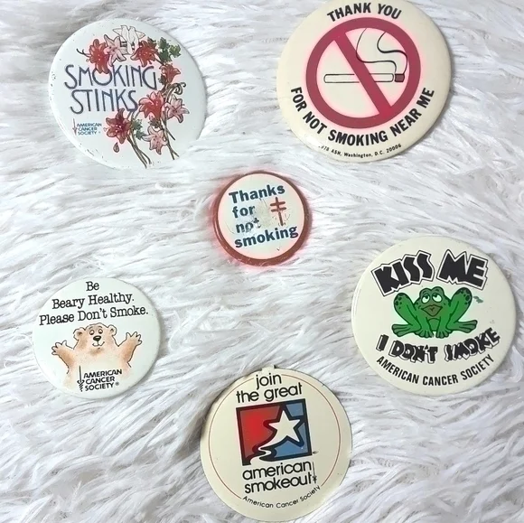 Vintage American Cancer Society Pin Collection