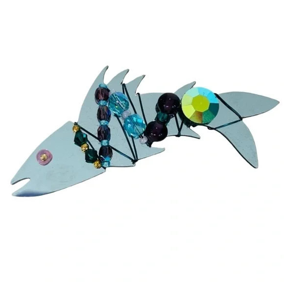 Vintage Liztech Fish Brooch