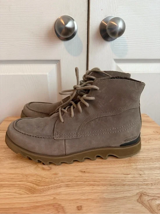 SOREL Mens Kezar Tan Brown Ankle Boots Size 10.5 Medium (D, M)