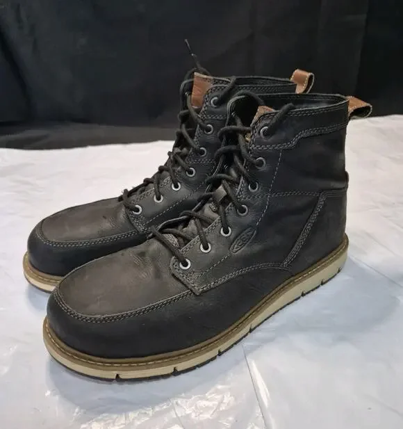 KEEN Men's Black Safety Toe Work Boots Boot Size 12D ASTM F2413-11 EH Clean