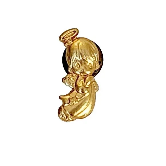 5/$25 precious moments gold angel lapel pin