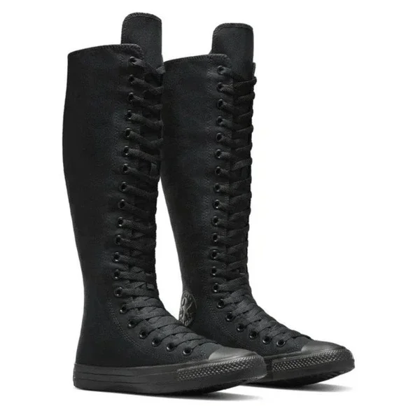 Converse Chuck Taylor All Star Black Boots - Men's 8.5 / Women's 10.5‎ - NIB