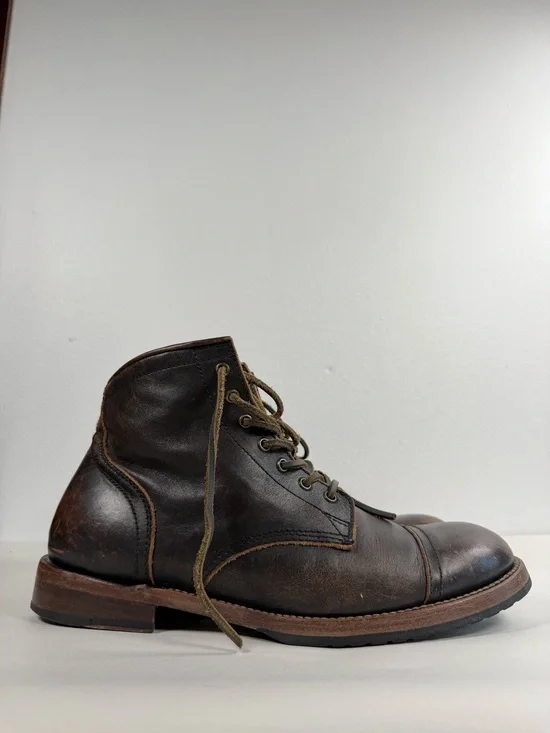 Freebird by Steven Men's Prison Boots Size 13 Leavenworth Brown Leather Boots