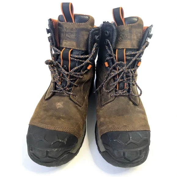 Timberland PRO Mens 14M Brown Composite Toe Work Boots TB0A63FYEM4 Anti-Fatigue