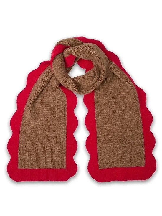 Anthropologie Maeve Scallop Edge Scarf NWT