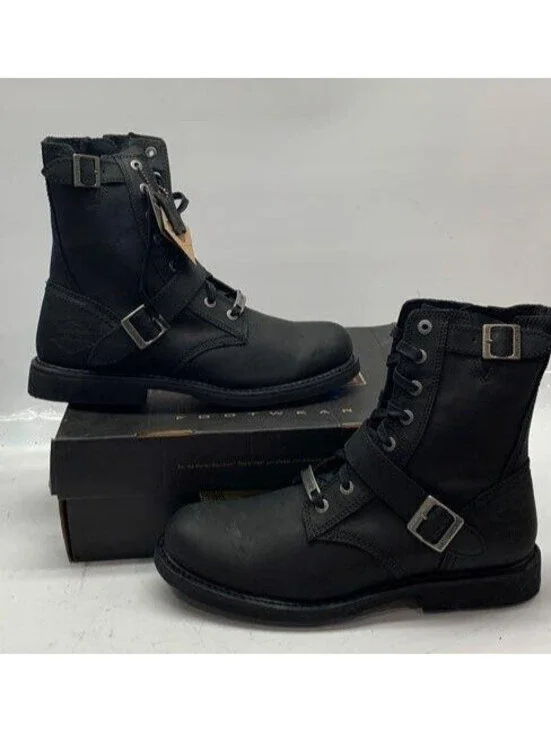 Harley-Davidson Mens Ranger Leather Motorcycle Boots Biker Riding New w/Box 12