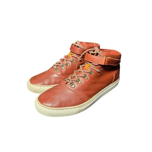 Lacoste Cerberus Steps SRM‎ Leather Boots Mens Size 10.5 Brown High Top Casual