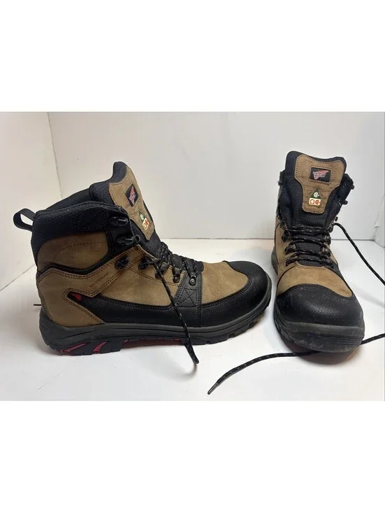 RED WING Tradesman 3519 Size 14 D Safety Toe Waterproof Men Work Boots MSRP $264