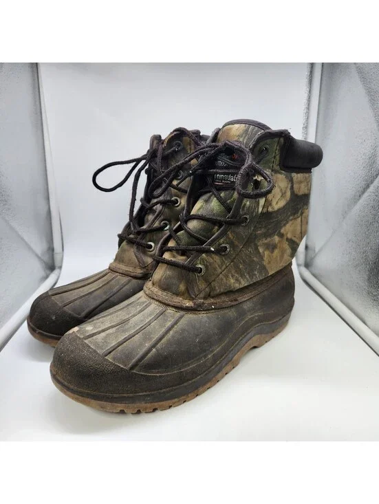 Aspen Sport Men's Duck Boots Size 11 Camo Thinsulate Waterproof Hunting Winter