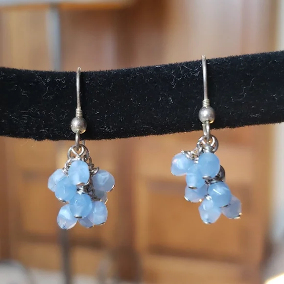 Glass Beaded Waterfall Drop Dangle Earrings