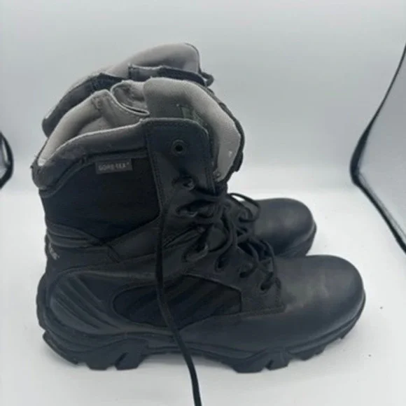 Bates Tactical Boots Mens Sz 12 Black GORE-TEX Side Zip Combat Work