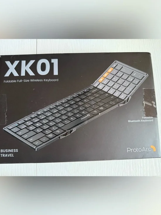 XK01 Foldable Wireless Keyboard - Black