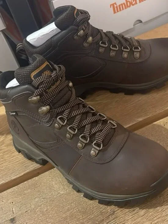 TIMBERLAND MEN'S MT. MADDSEN MID LACE WATERPROOF HK BOOT DARK BROWN 12730R-242