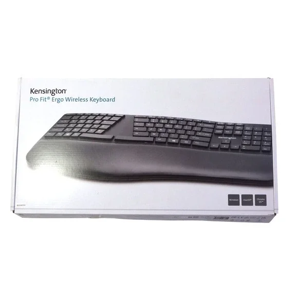 Kensington Pro‎ Fit Ergonomic Wireless Keyboard, Bluetooth, Black