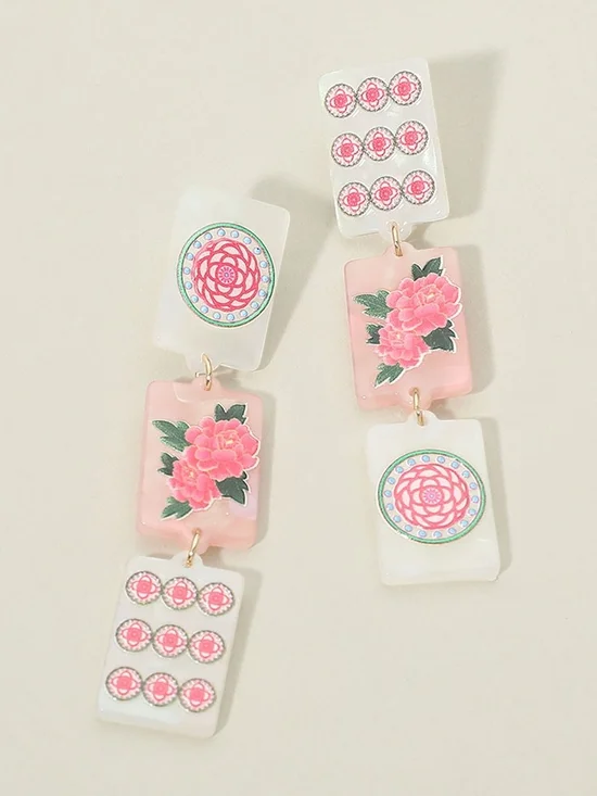 Pink Floral Mahjong Tile Triple Link 2.7