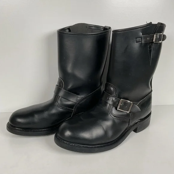 Vintage Brahma Steel Toe Engineer Boots | USA Made | Men’s 9