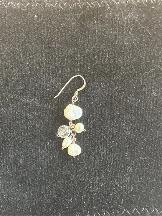 Silpada .925 Sterling Silver Earring Single Replacement W0978