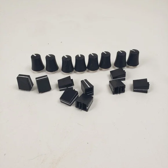 Novation Launchkey 49 MK3 Replacement Knobs and Fader Caps Set Black 17 Pieces