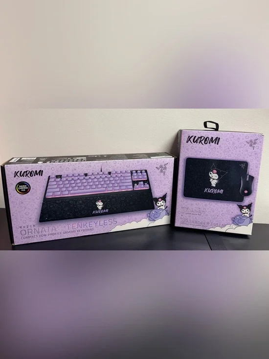 NEW Razer Ornata Kuromi Tenkeyless Keyboard & Gaming Mouse Set