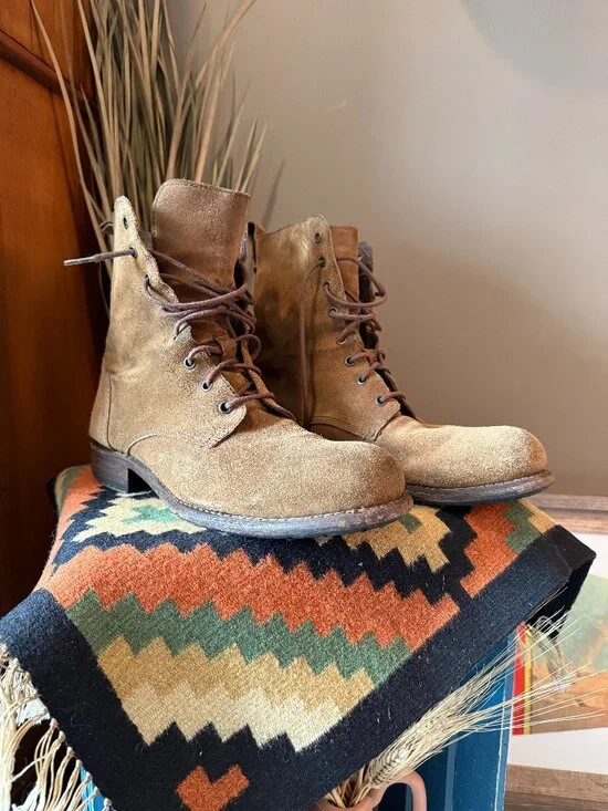 Men's Frye Suede Lace Up Boots 9.5