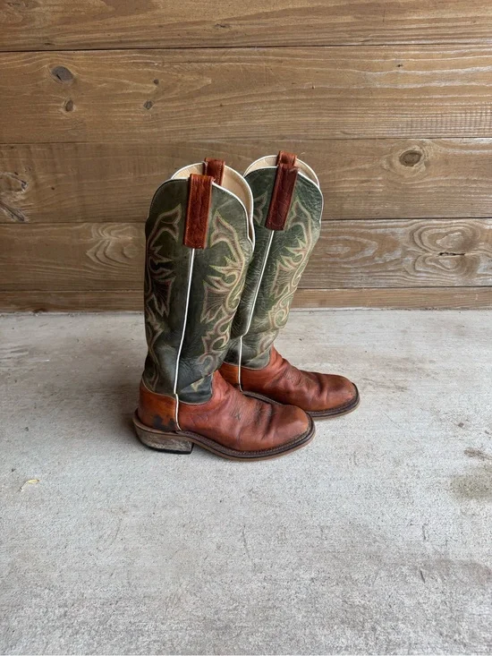 Olathe Boot Co Tobacco Yeti Tall Top Boot  8.0 D