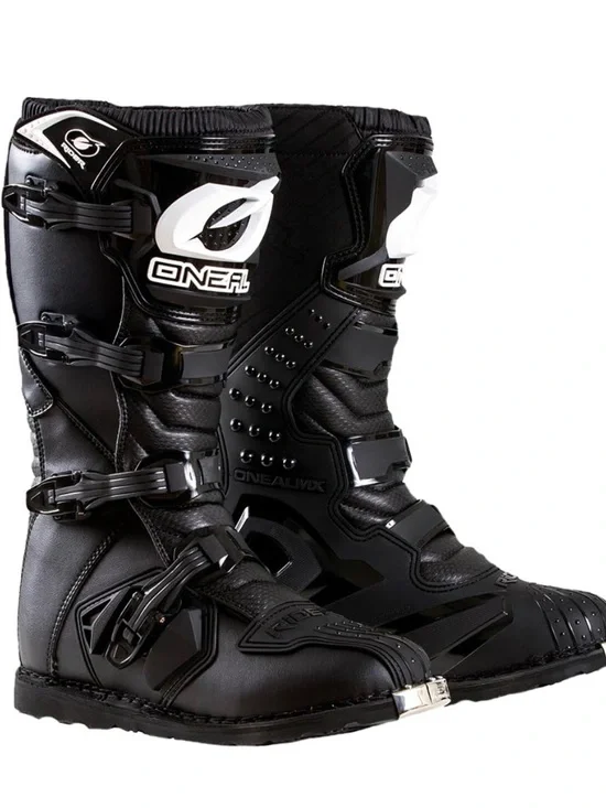 O'Neill Black and White Men's Motocross Boots