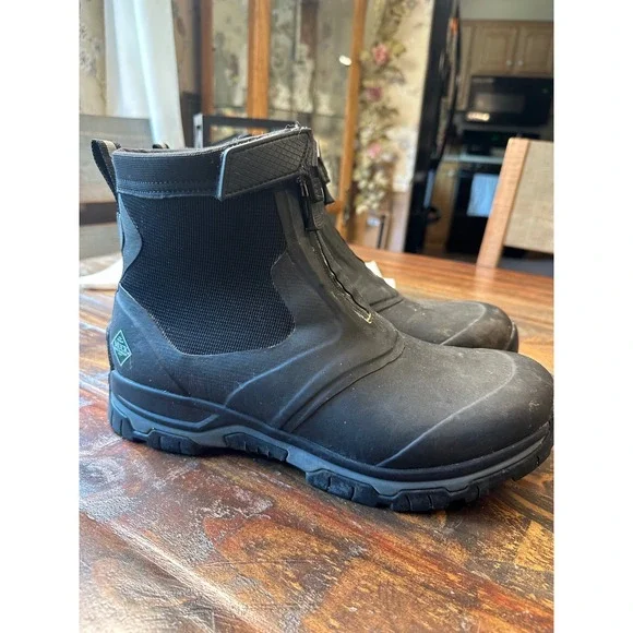 Muck Boot Company Apex Mid Zip Mens Black Waterproof All-Terrain Boots Size 12