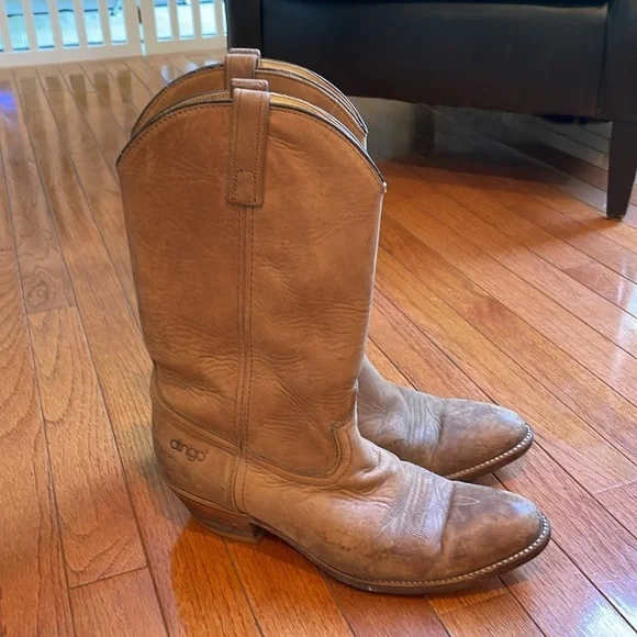 🫑Dingo tan western boots